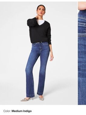 SPANX Medium Indigo Bootcut Jeans for Women